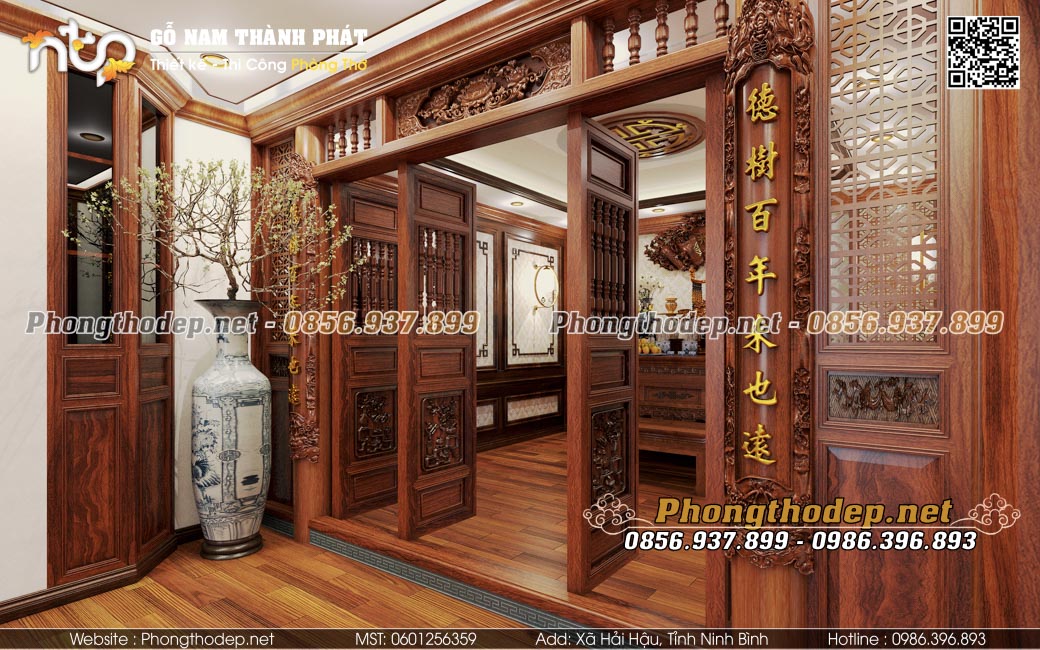 Cửa bức bàn song con tiện